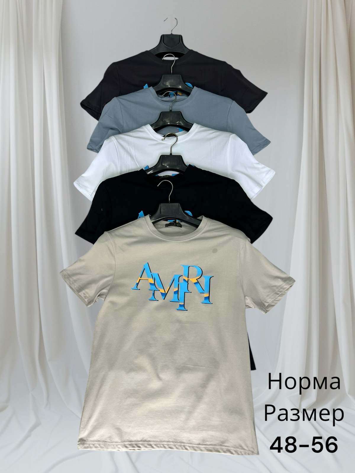 Футболка Hai (48-56) H160 grey (лето)