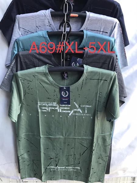 Футболка Punky (XL-5XL) A69 mix (лето)