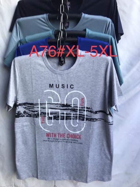 Футболка Punky (XL-5XL) A76 mix (лето)