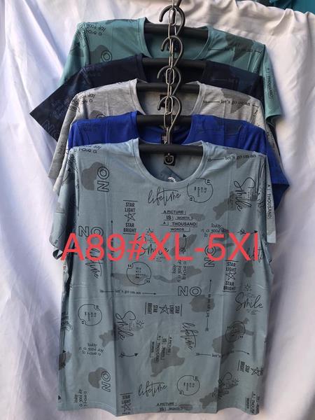 Футболка Punky (XL-5XL) A89 mix (лето)
