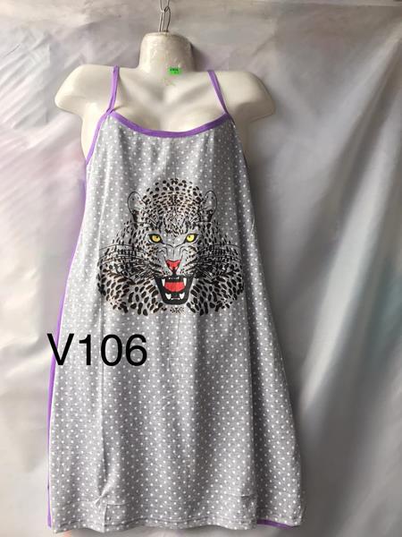 Ночнушка Punky (XL-5XL) V106 grey (лето)
