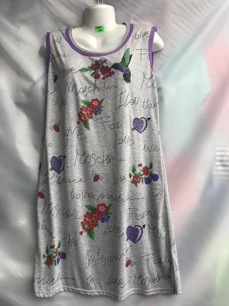 Ночнушка Punky (XL-5XL) V145 grey (лето)