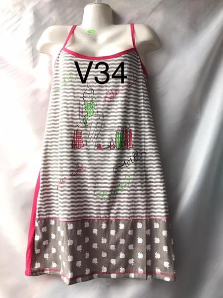 Ночнушка Punky (XL-5XL) V34 grey (лето)