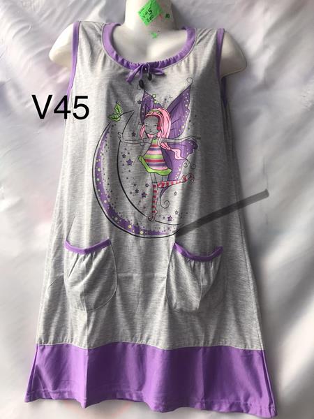 Ночнушка Punky (XL-5XL) V45 grey (лето)
