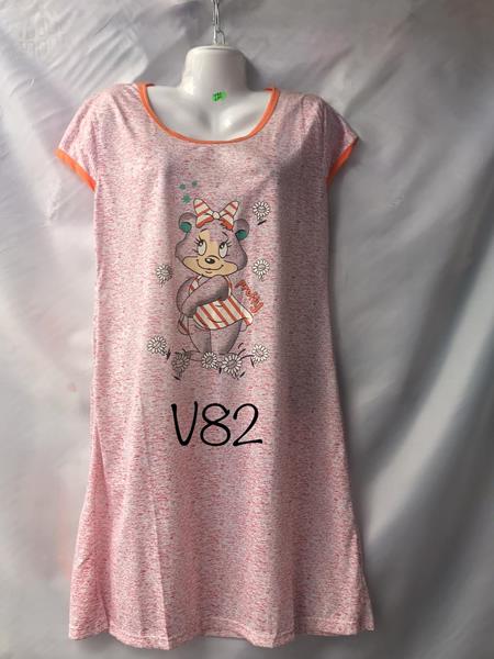 Ночнушка Punky (XL-5XL) V82 pink (лето)