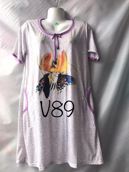 Ночнушка Punky (XL-5XL) V89 lilac (лето)