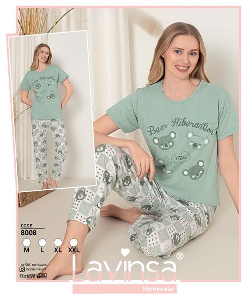 Пижама Disneyopt (M-2XL) 8008 mint (лето)