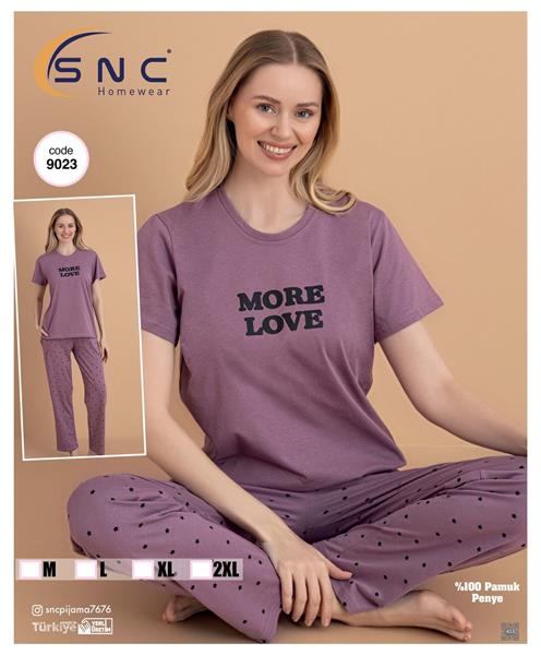 Пижама Disneyopt (M-2XL) 9023 purple (лето)