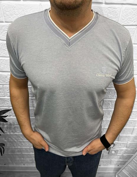 Футболка Nik (M-2XL) 55915 l.grey (лето)