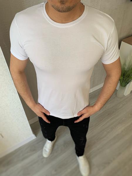 Футболка Nik (M-3XL) 55935 white (лето)