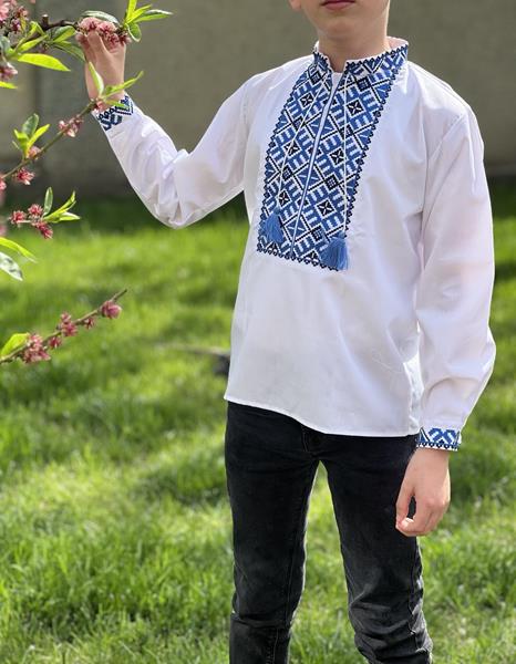 Вышиванка Nik (6-12) 55961 white (деми)