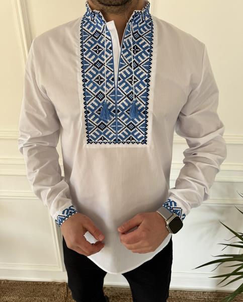 Вышиванка Nik (13-16) 55962 white (деми)