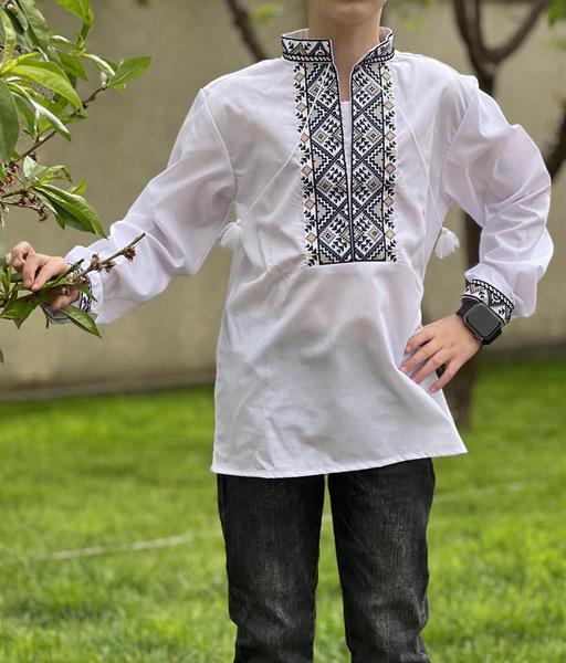 Вышиванка Nik (104-134) 55963 white (деми)