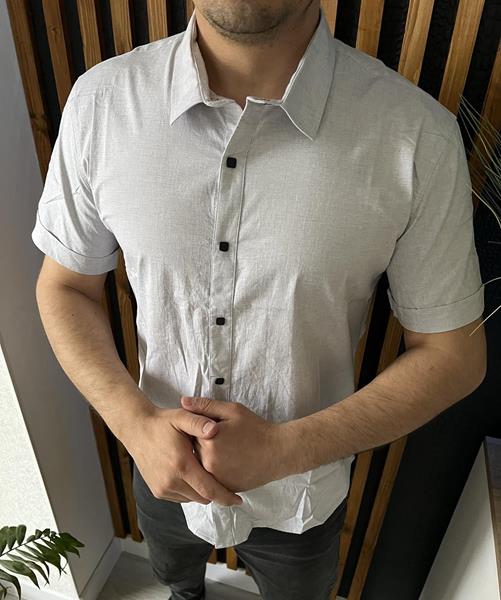 Рубашка Nik (L-2XL) 55979 white (лето)