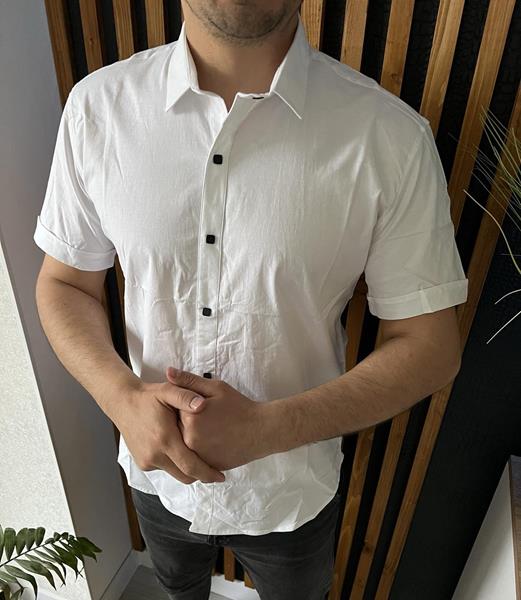 Рубашка Nik (L-2XL) 55980 white (лето)