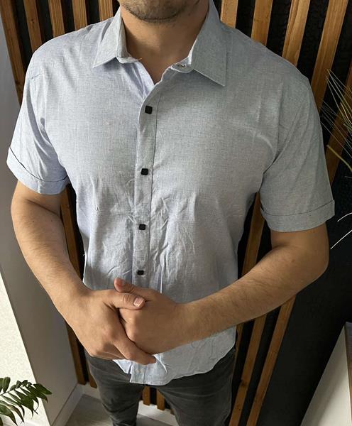 Рубашка Nik (L-2XL) 55981 l.blue (лето)