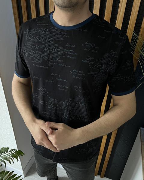 Футболка Nik (M-2XL) 55990 black (лето)