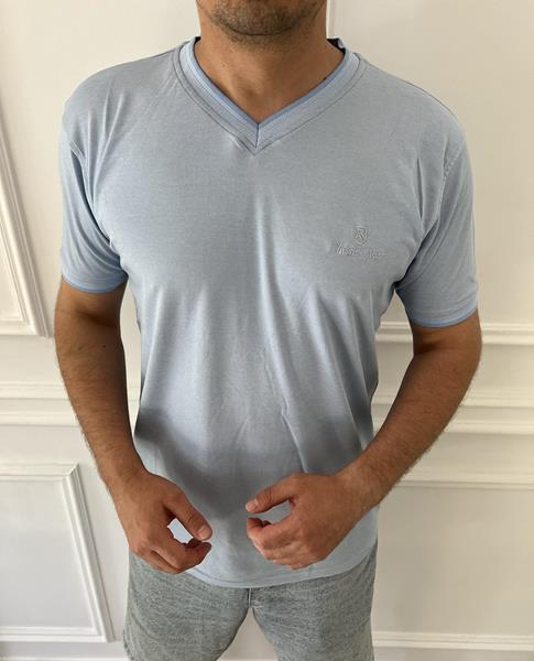 Футболка Nik (3XL-6XL) 55997 l.blue (лето)