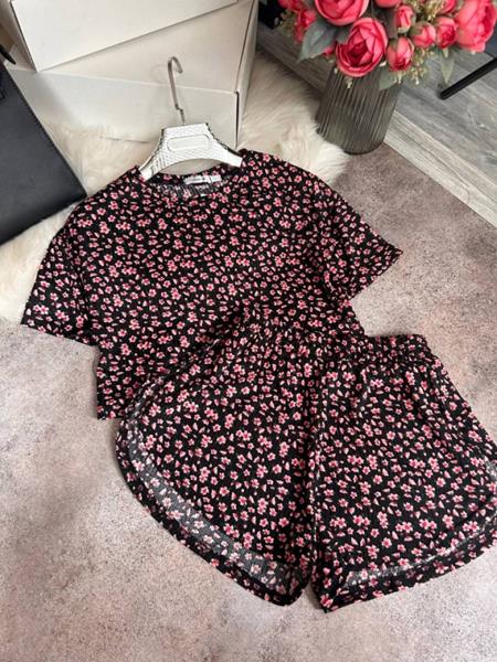 Костюм Sofi Cor (42-46) 9033 black-pink (лето)