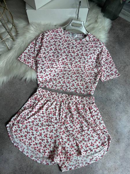 Костюм Sofi Cor (42-46) 9033 white-pink (лето)