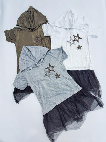 Туника Meloria (8-14) ML196 grey (лето)