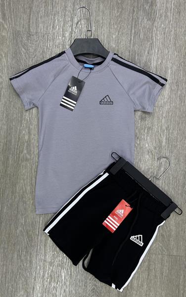 Костюм MirWear kids (4-8) 81-1 grey-black (лето)