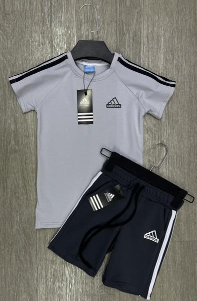 Костюм MirWear kids (4-8) 81-1 l.grey-navy (лето)