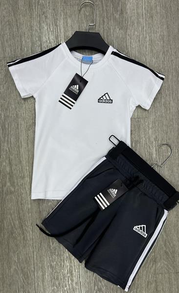 Костюм MirWear kids (4-8) 81-1 white-navy (лето)
