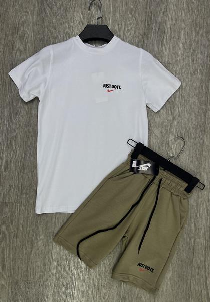Костюм MirWear kids (13-17) 272-3 white-khaki (лето)