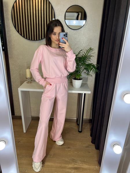 Костюм спорт Valentina (42-48) 055 pink (деми)