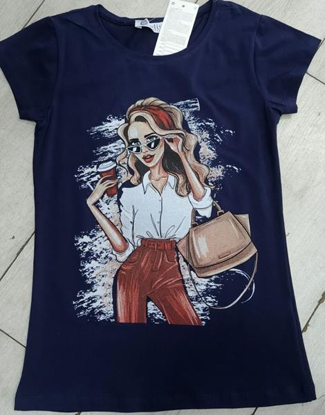 Футболка iBamBino (13-16) IB262 navy (лето)