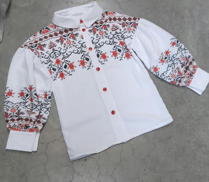 Вышиванка Diden (116-164) DD11 white (деми)