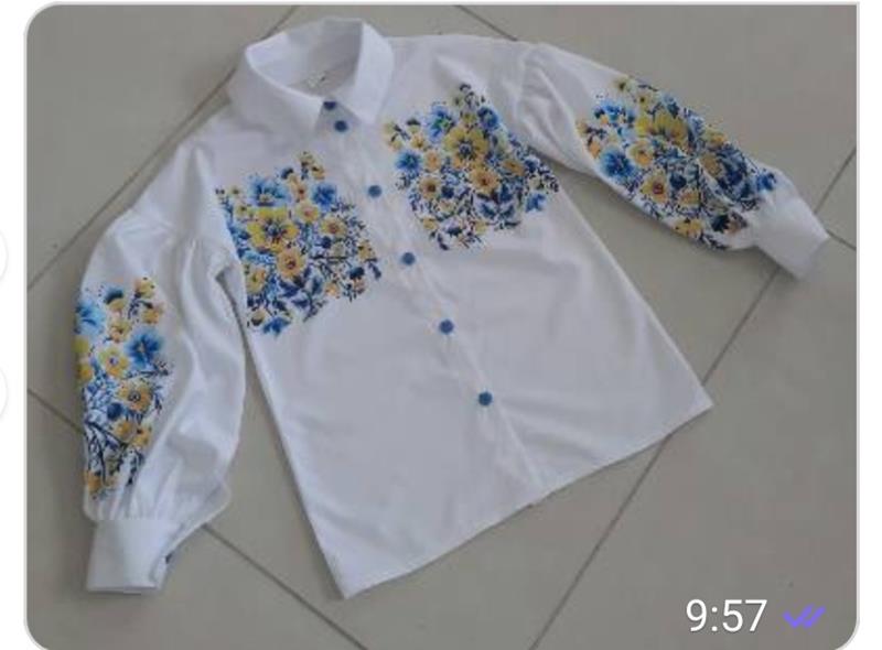 Вышиванка Diden (116-164) DD19 white (деми)