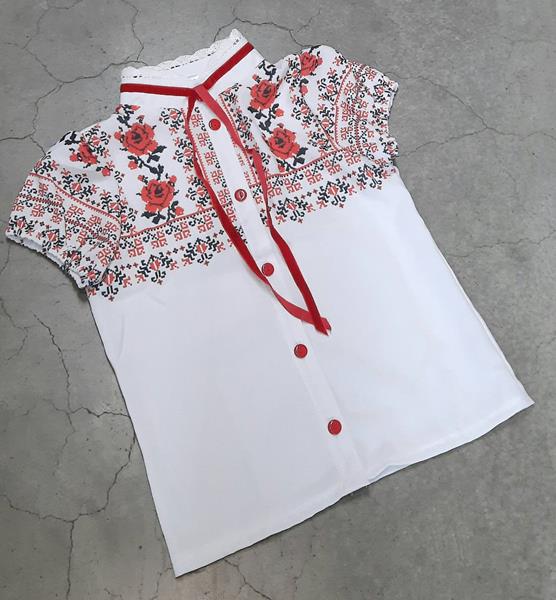 Вышиванка Diden (116-164) DD3 white (лето)