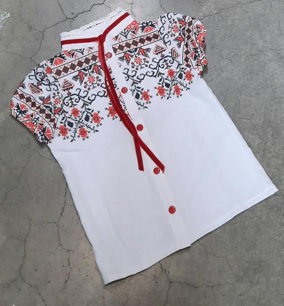 Вышиванка Diden (116-164) DD4 white (лето)
