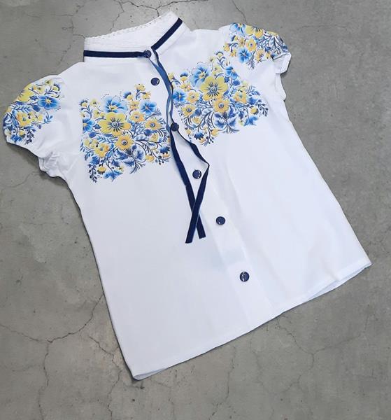 Вышиванка Diden (116-164) DD6 white (лето)