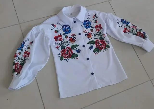 Вышиванка Diden (116-164) DD8 white (деми)
