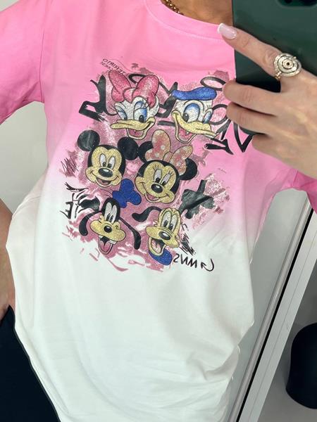 Футболка Lora (one size) LR3 pink (лето)