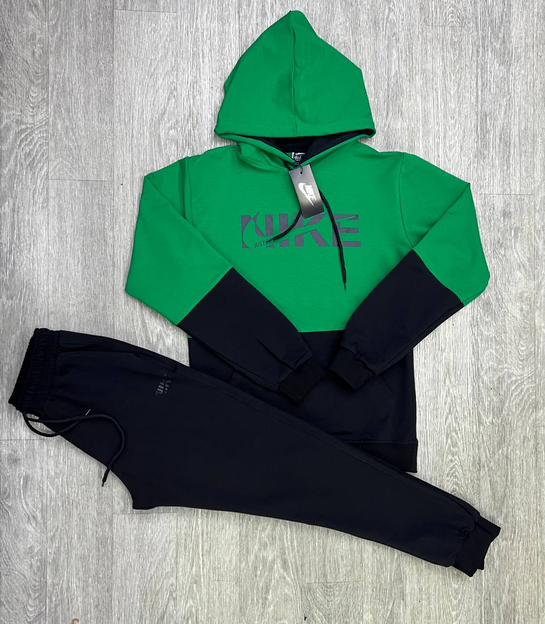 Костюм спорт MirWear (M-3XL) 254 green (деми)