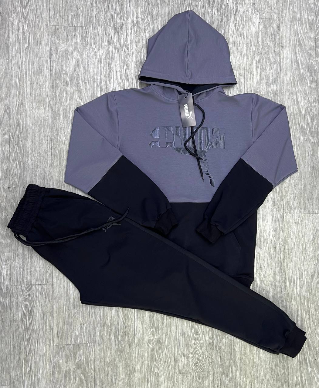 Костюм спорт MirWear (M-3XL) 254-1 black (деми)