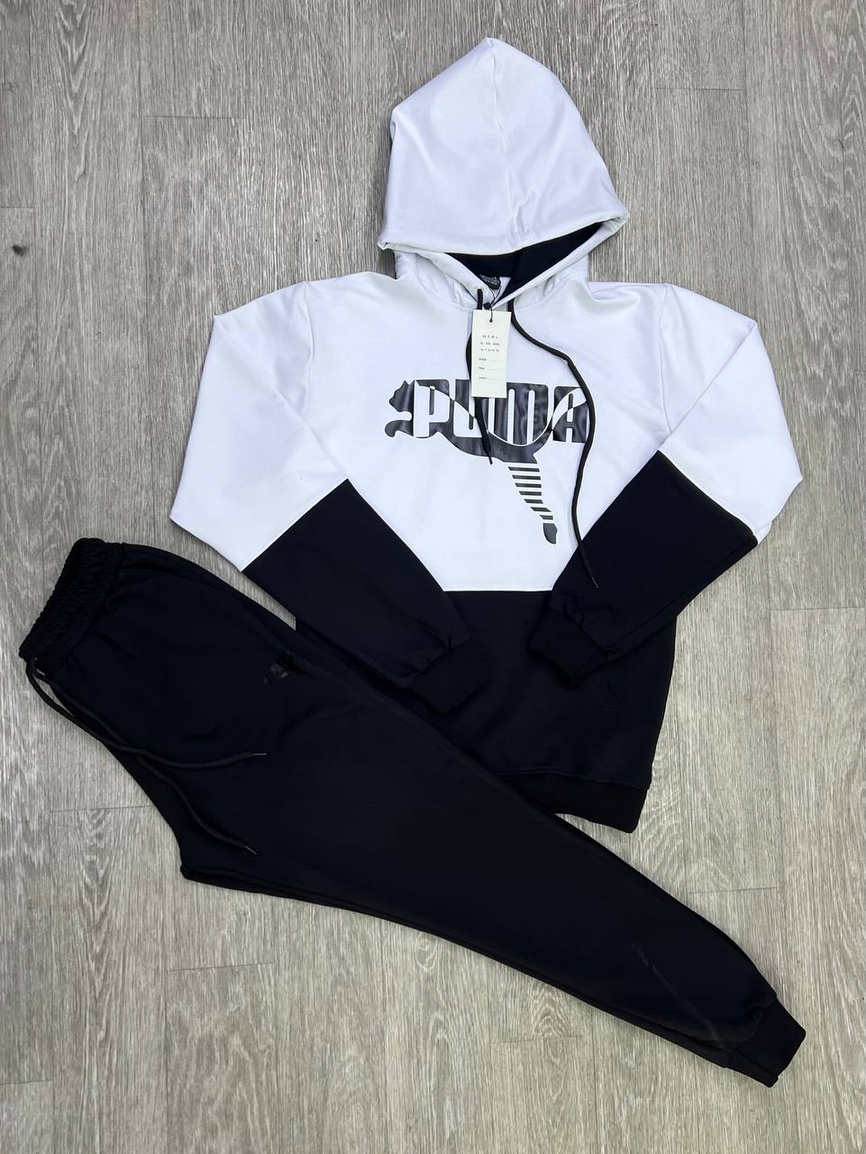Костюм спорт MirWear (M-3XL) 254-1 white (деми)