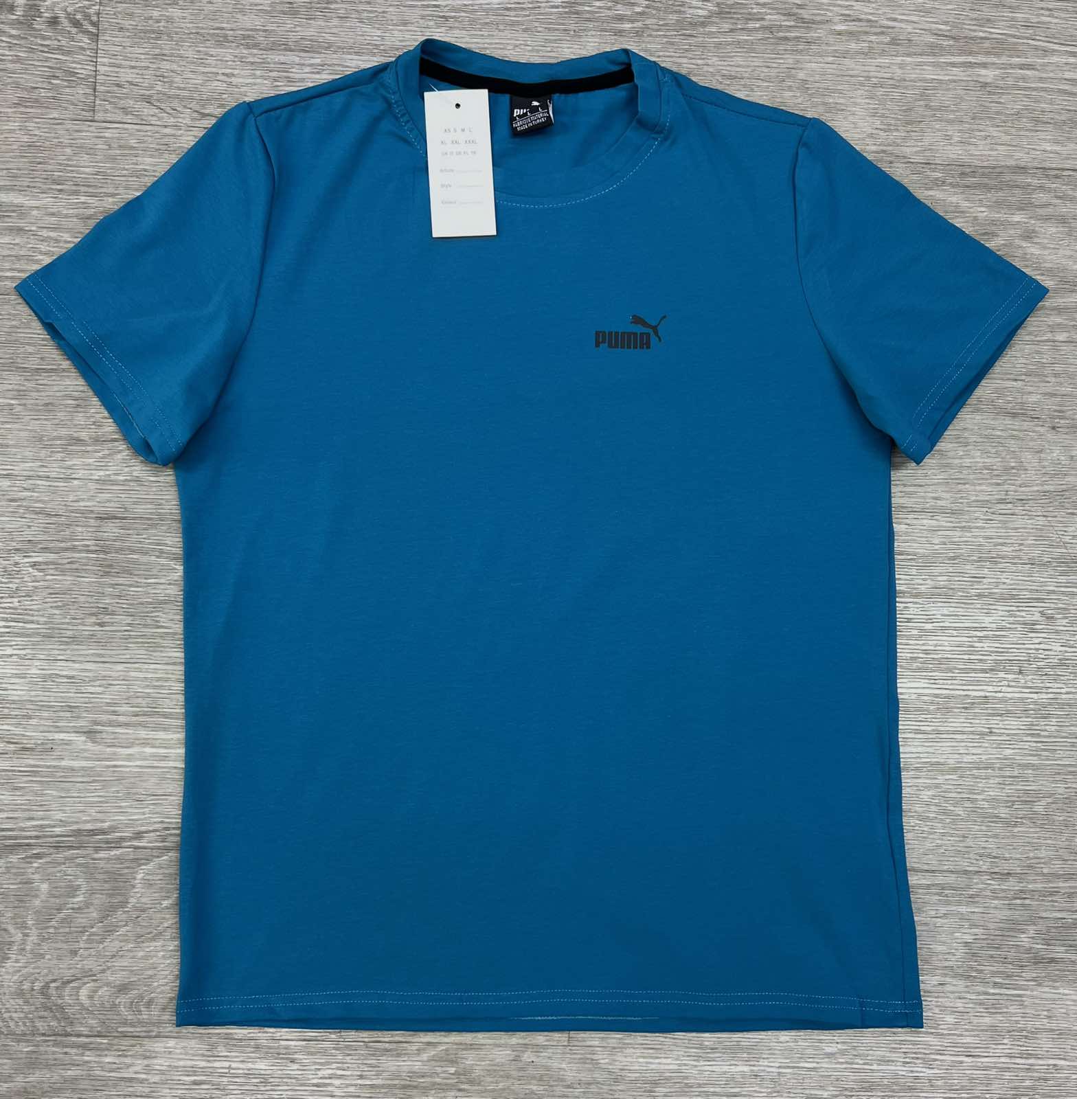 Футболка MirWear (M-3XL) 276 l.blue (лето)