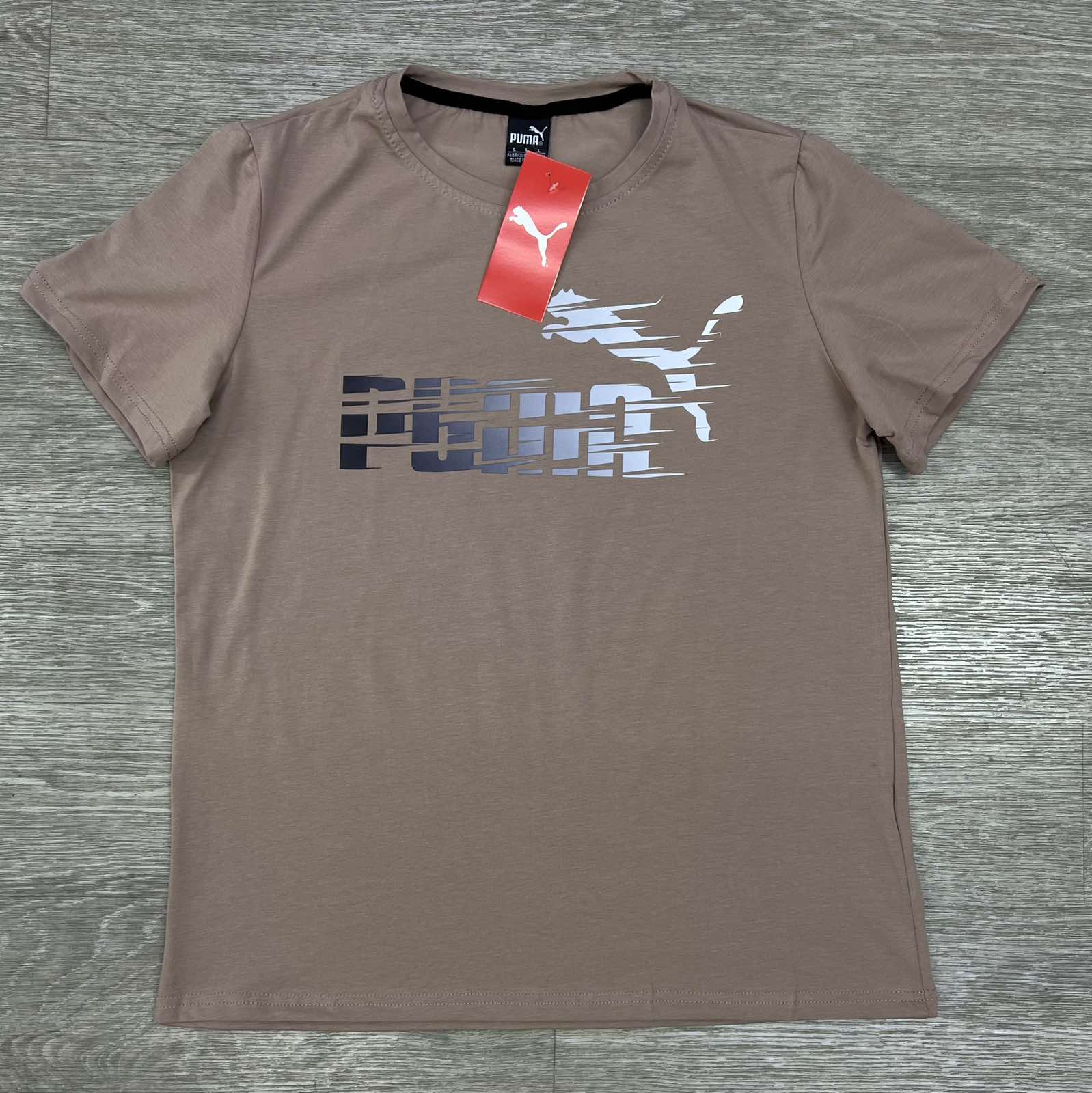 Футболка MirWear (M-3XL) 277 brown (лето)