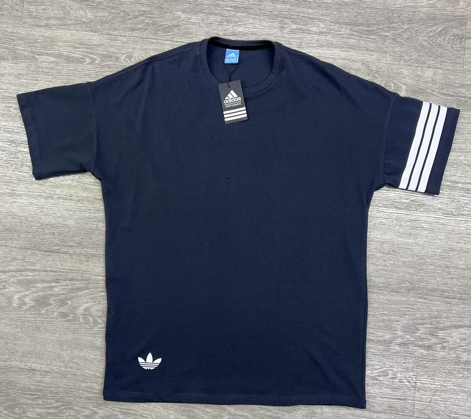 Футболка MirWear (L-3XL) 282-1 navy (лето)