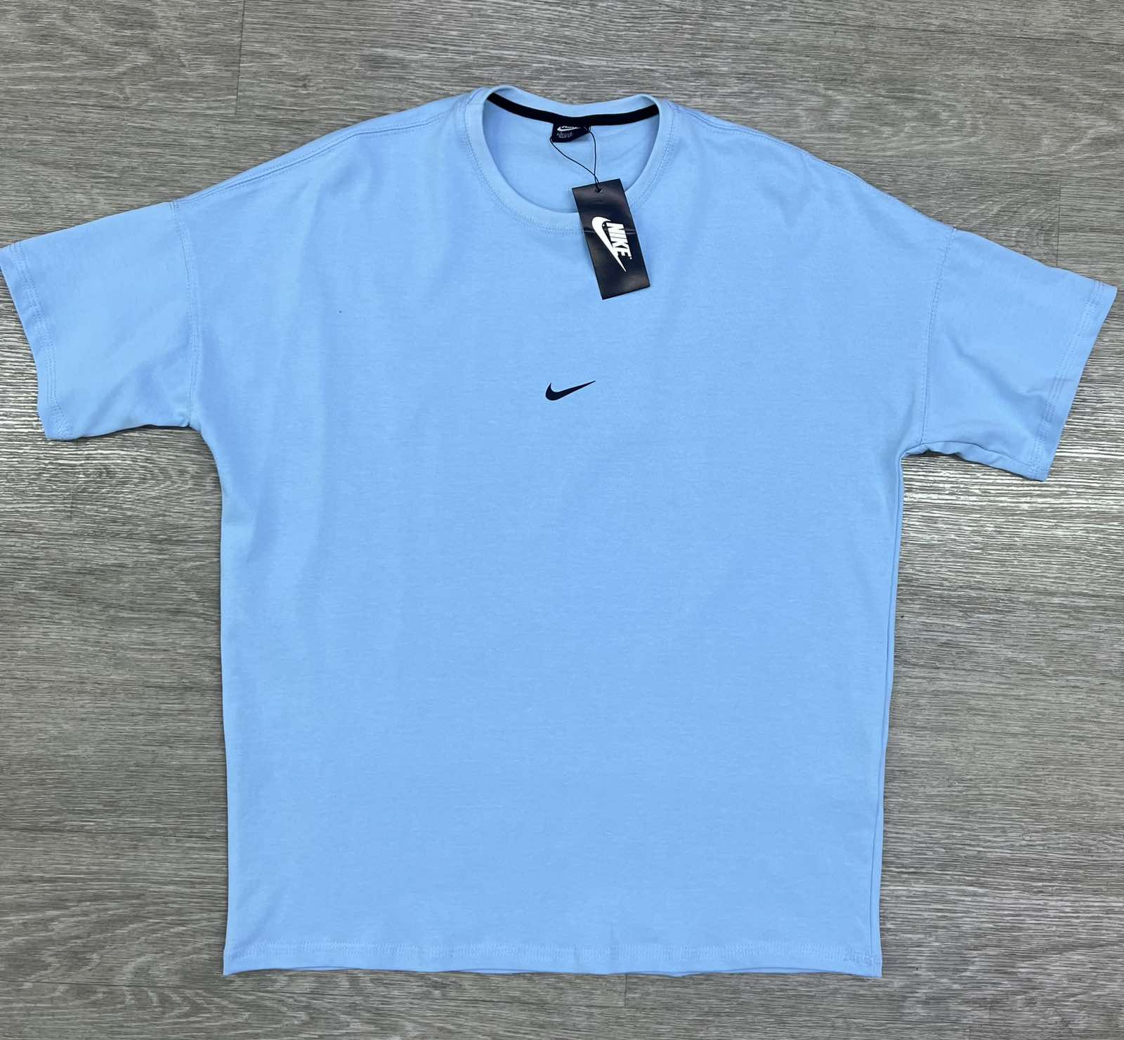 Футболка MirWear (L-3XL) 282-2 l.blue (лето)