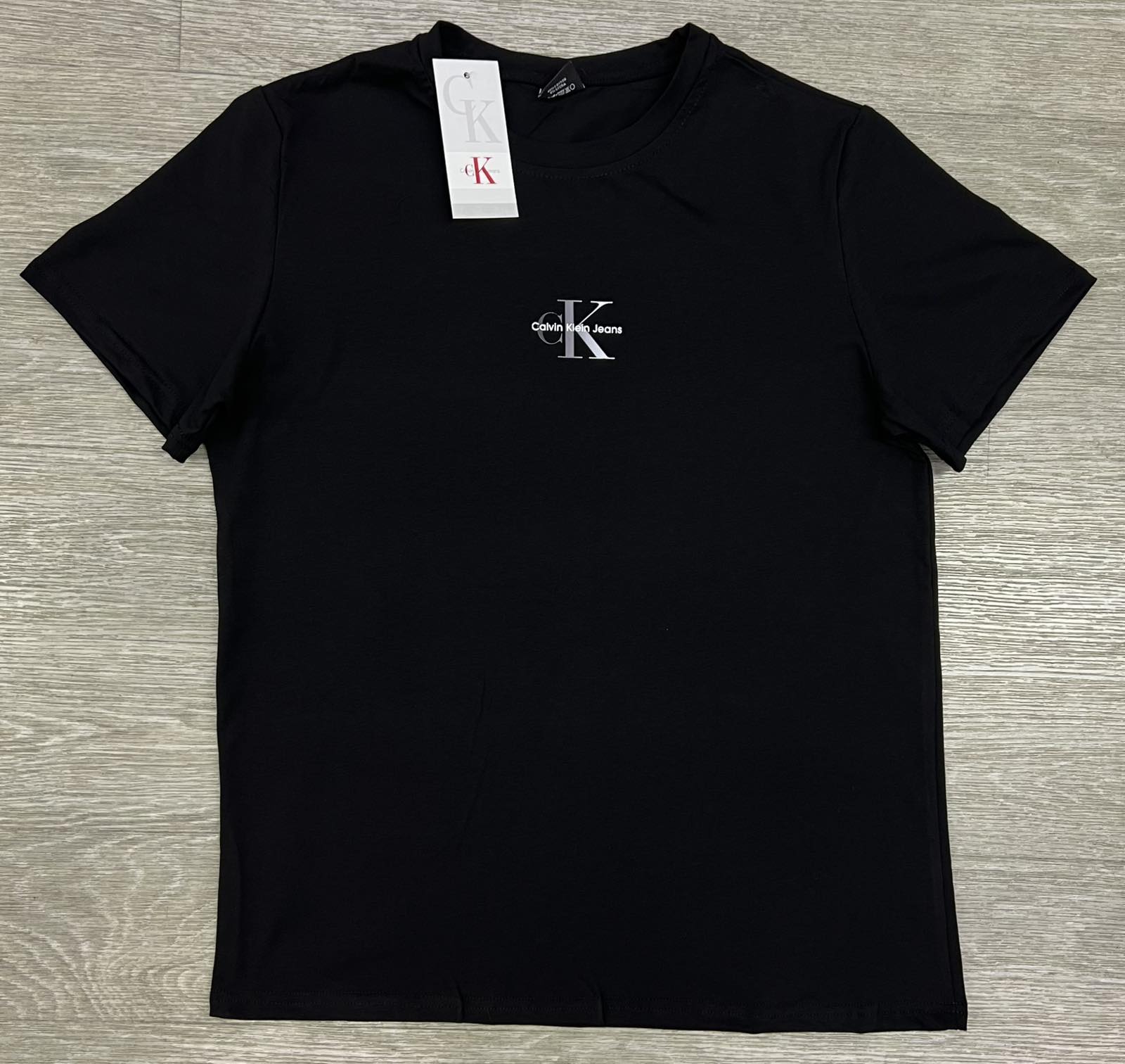 Футболка MirWear (M-3XL) 73-0 black (лето)