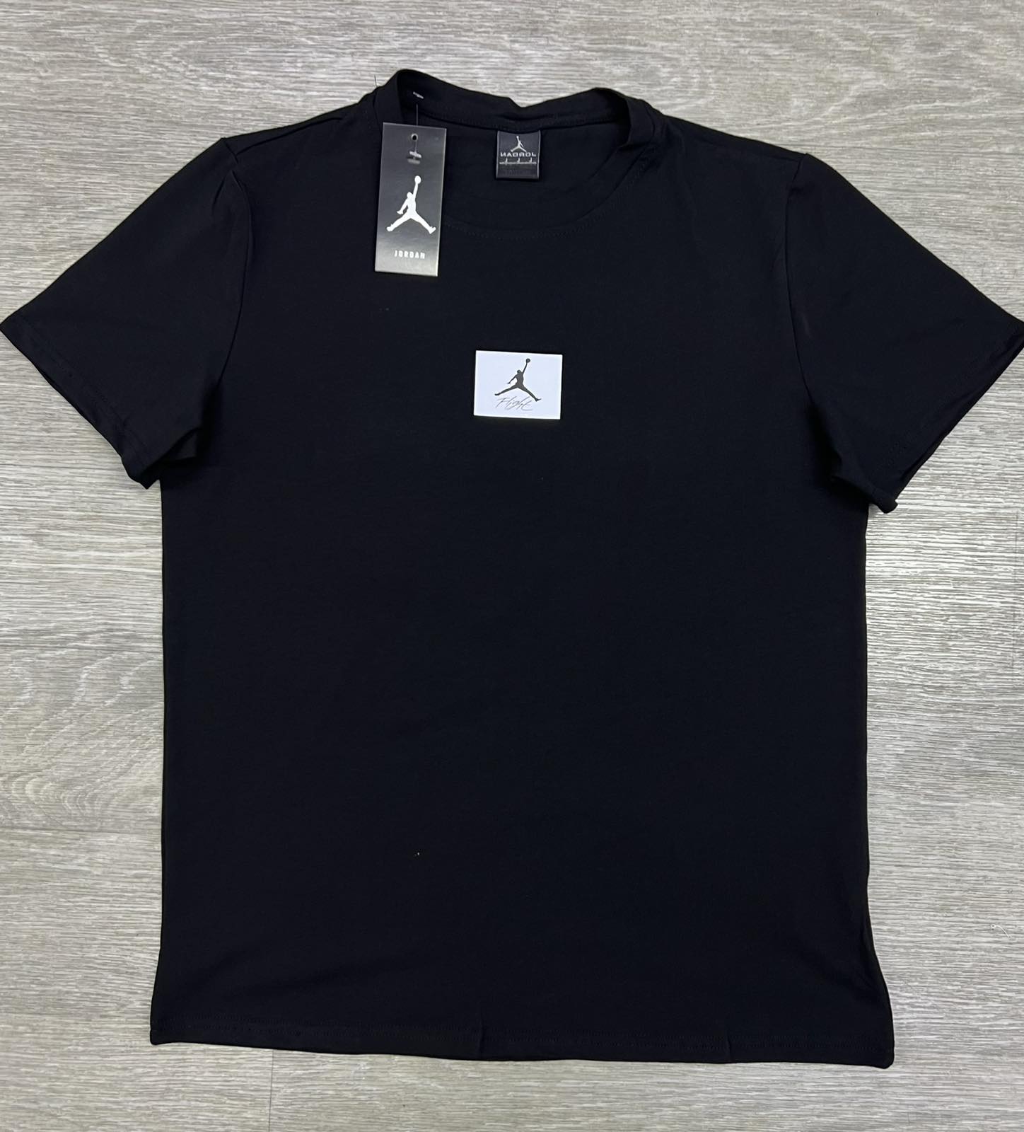 Футболка MirWear (M-3XL) 73-1 black (лето)