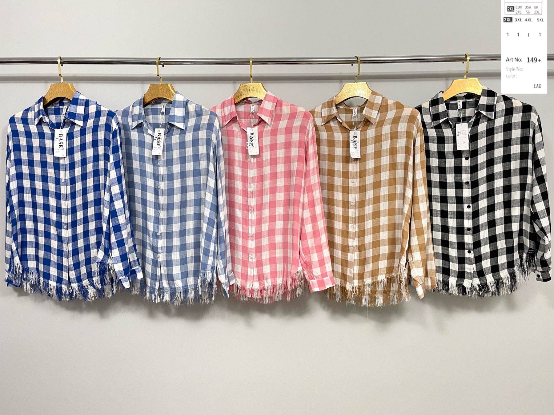 Рубашка Loyard (2XL-5XL) 149 pink (лето)
