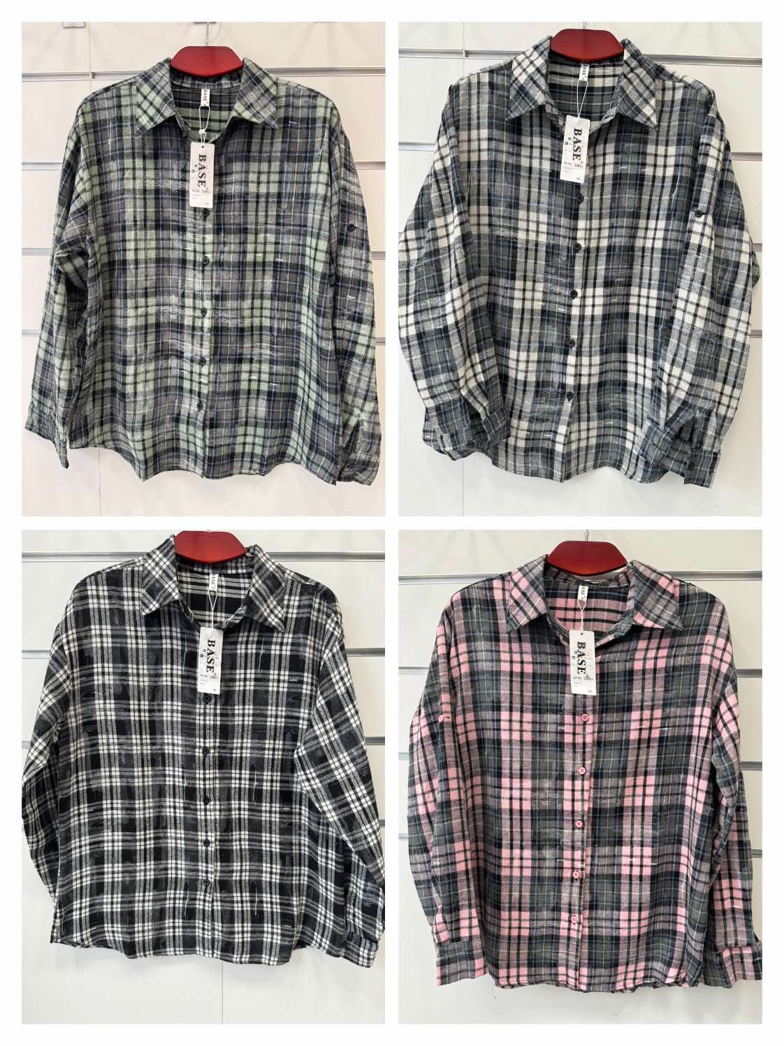 Рубашка Loyard (XL-5XL) 1505 grey (деми)