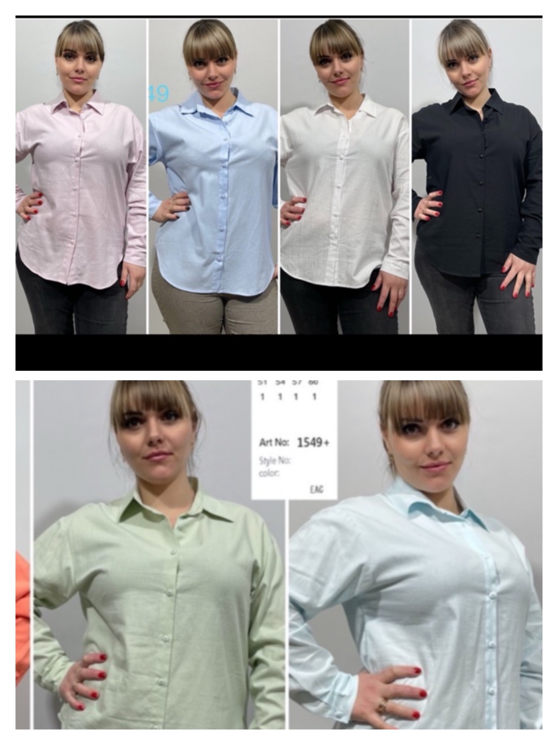 Рубашка Loyard (XL-4XL) 1549 blue (лето)